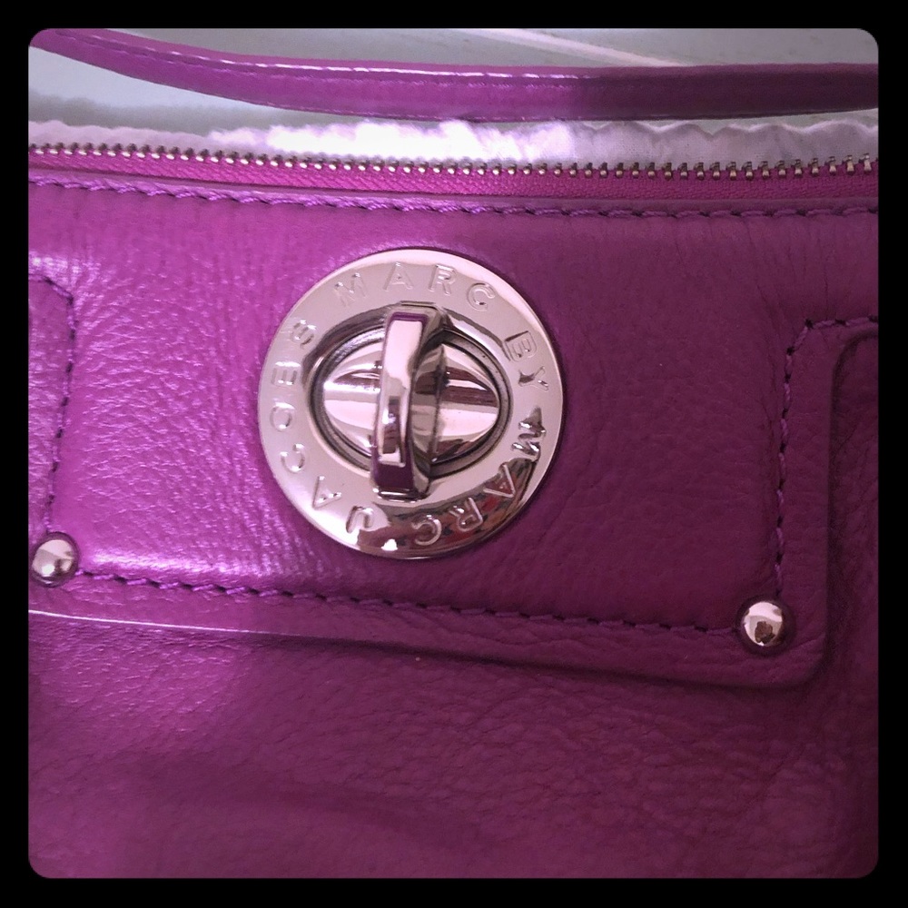 Marc by Marc Jacobs fuchsia clutch